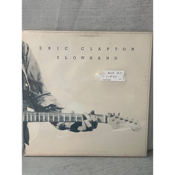 RSO Records Other - RARE Eric Clapton Slowhand Vinyl Record LP 1977 RSO Cocaine Classic Rock